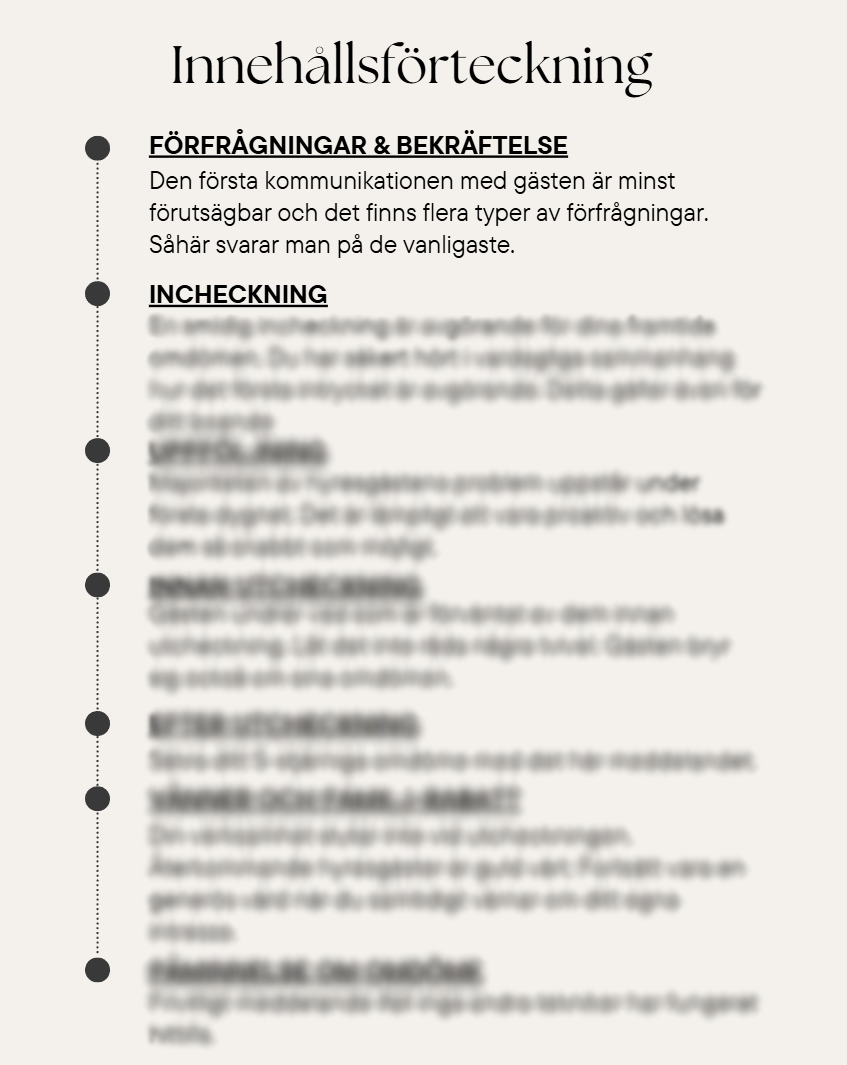 Gästmeddelanden Mallar + Strategier