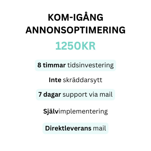 Annonsoptimering
